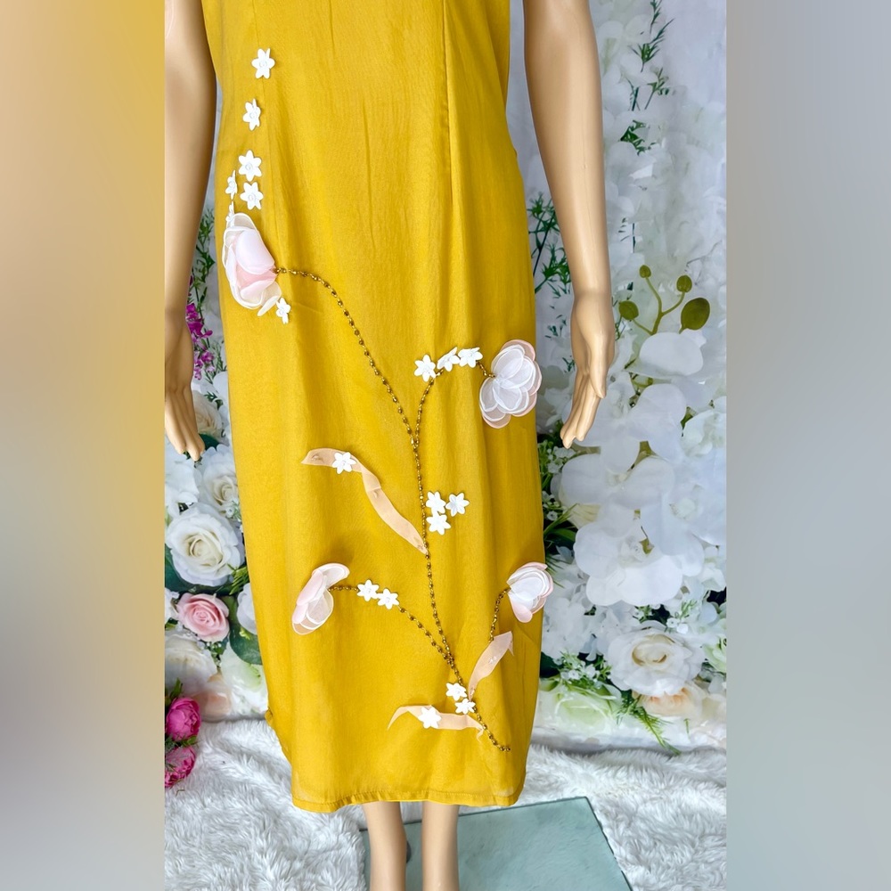 Ao Dai Cch Tn T Cao Cp 4 T Set/B, New Vietnamese Modern Dress, Cach Tan View 3